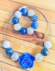 Custom necklace and bracelet set