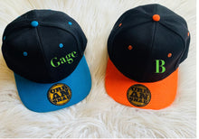 Load image into Gallery viewer, Kids snap backs (personalised)