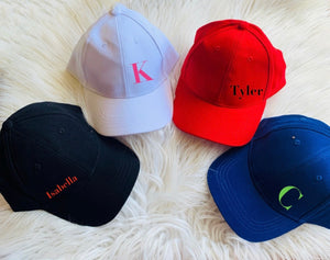 Personalised kids hats